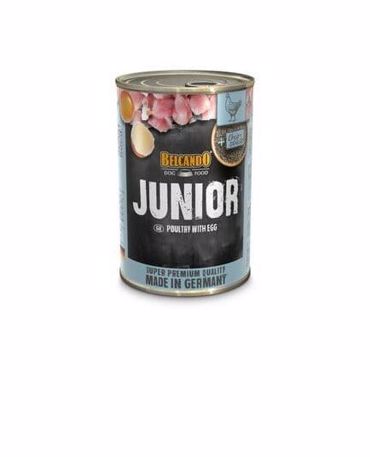 Belcando Κονσέρβα Σκύλου Junior με Πουλερικά και Αυγό 400gr